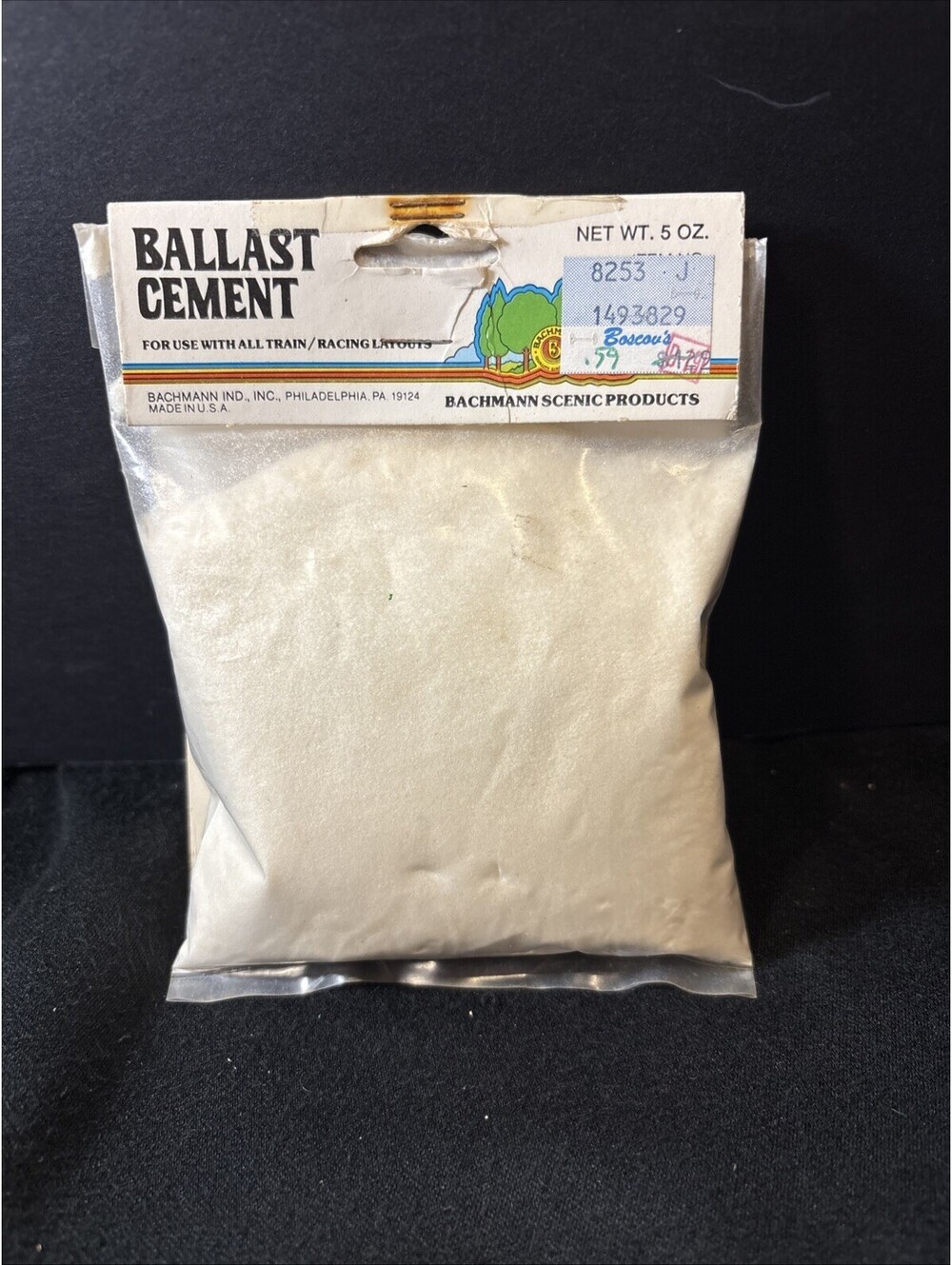 BRAND NEW NOS VTG Bachmann Bros 2291 Scenic Products Ballast Cement USA Trains